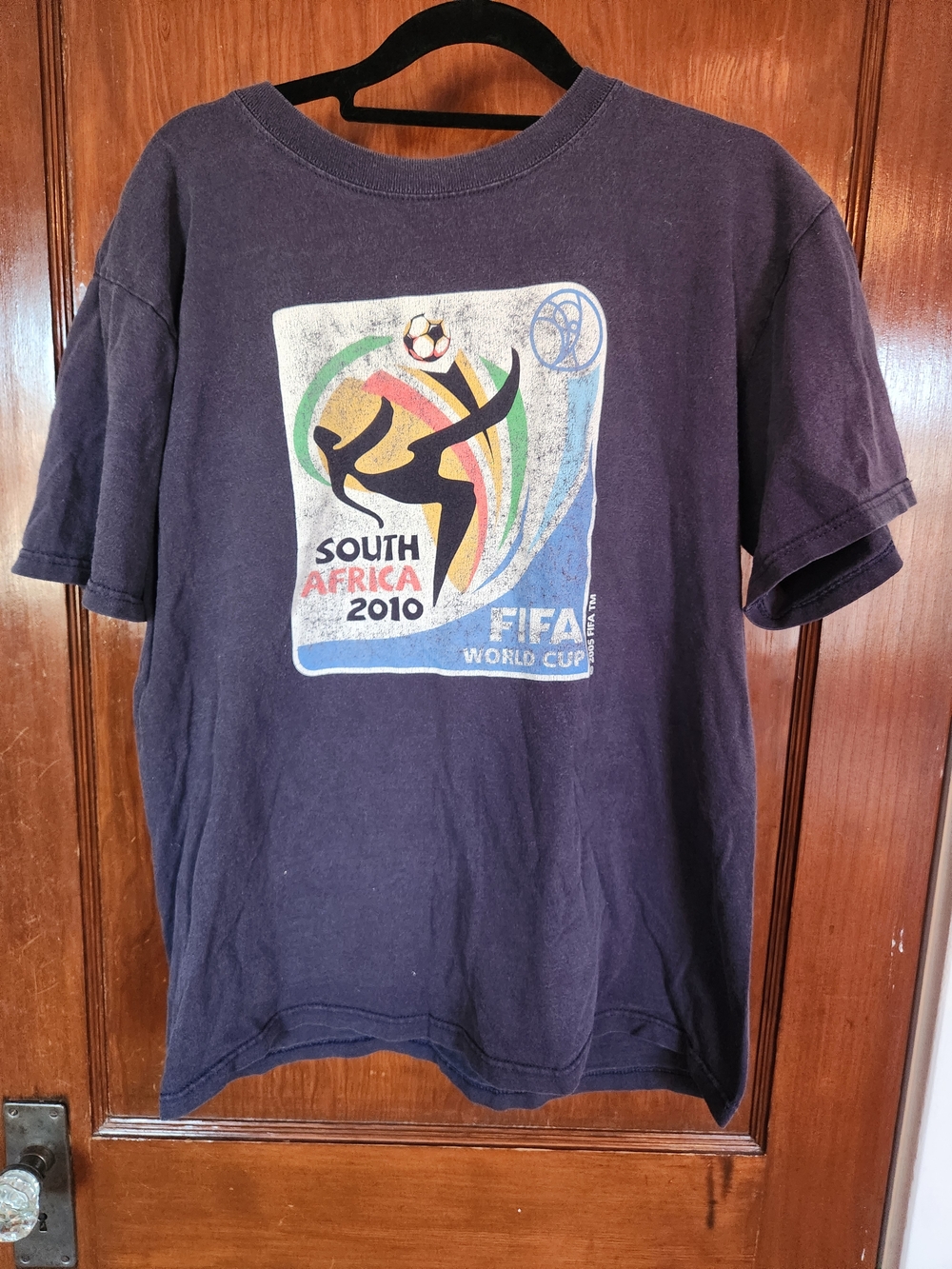 FIFA World Cup South Africa 2010 Vintage Graphic Tee - Navy